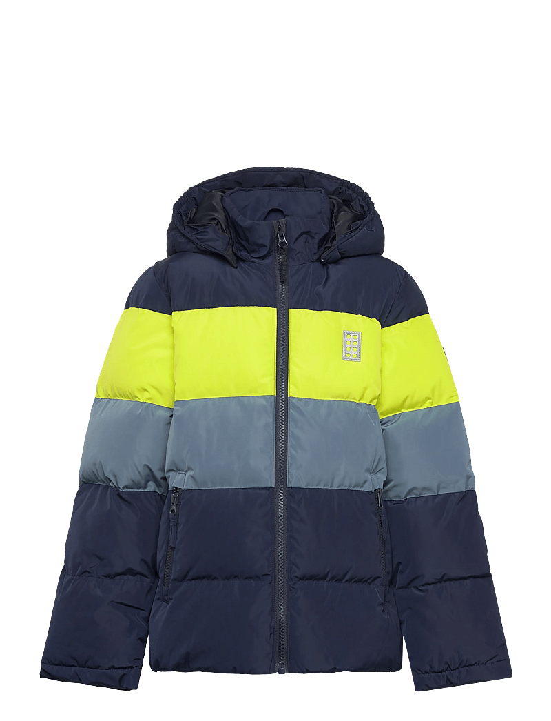 LEGO kidswear - LWJIPE 705 - JACKET - vinterjakker - dark navy w.lime - 0