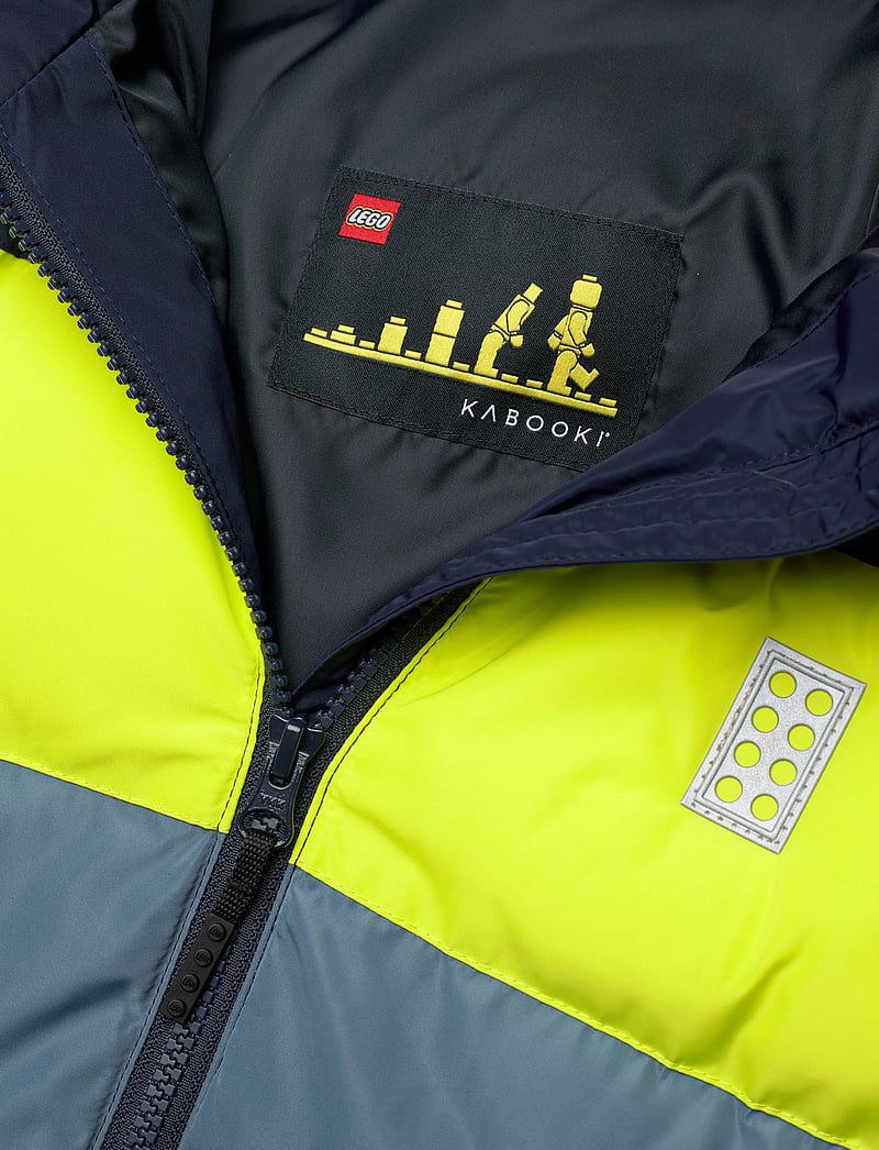 LEGO kidswear - LWJIPE 705 - JACKET - vinterjakker - dark navy w.lime - 2
