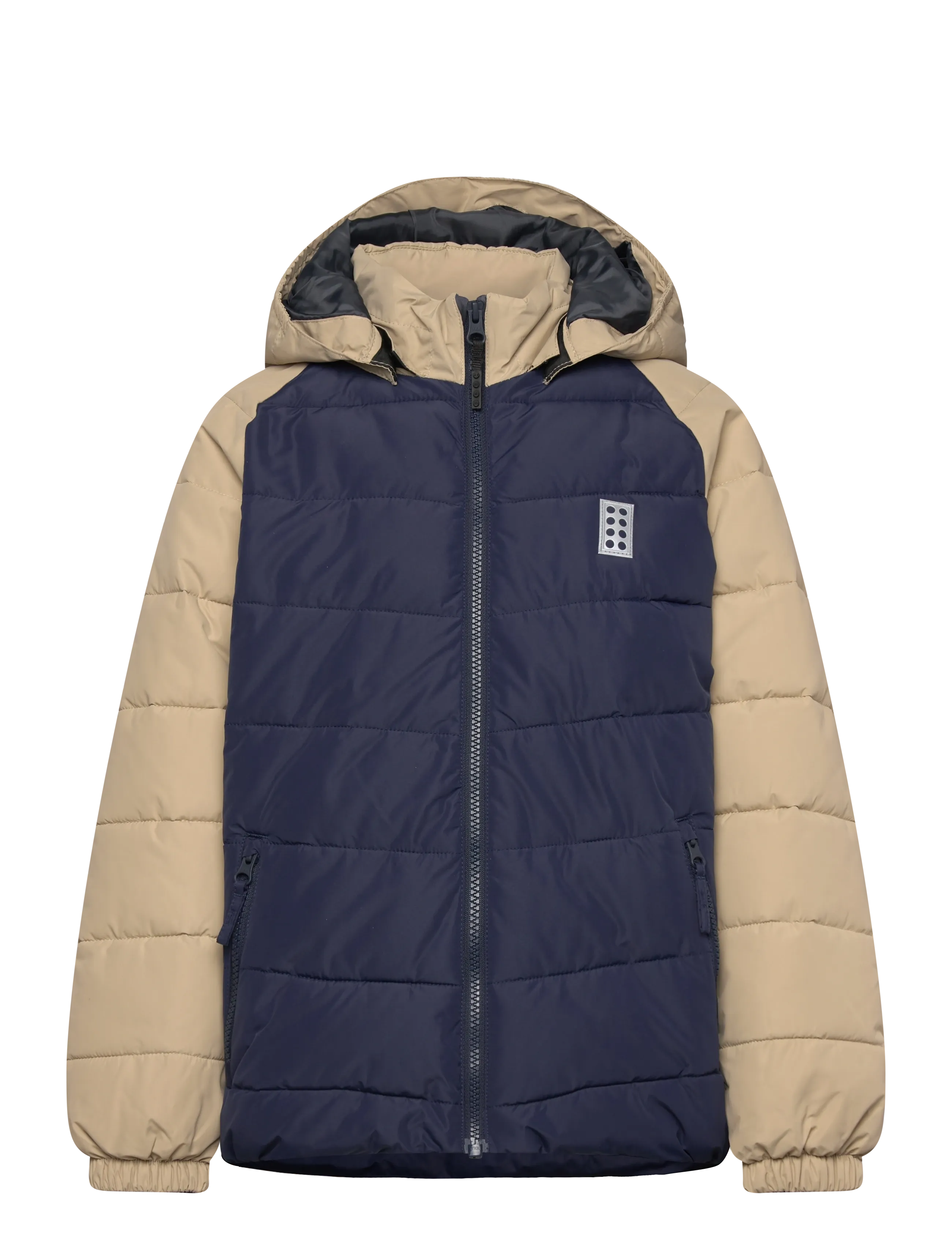 LEGO kidswear LWJIPE 704 - JACKET - LEGO® - DIAGONAL GRÅ TERN TRYK / navy