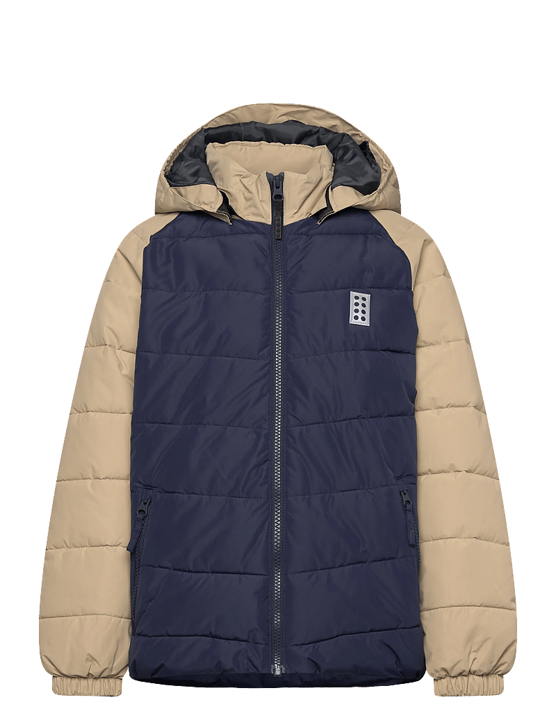 LEGO kidswear - LWJIPE 704 - JACKET - talvejope - diagonal grÅ tern tryk - 0