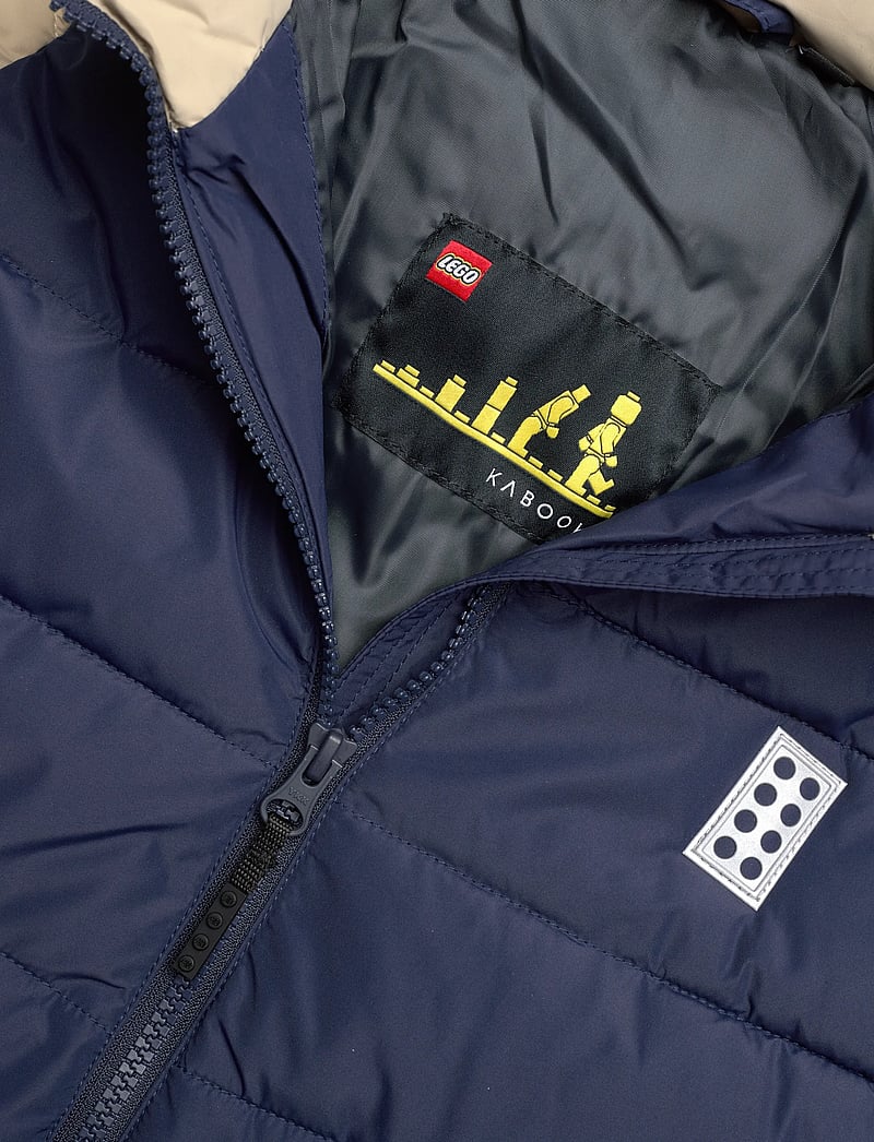 LEGO kidswear - LWJIPE 704 - JACKET - talvejope - diagonal grÅ tern tryk - 2