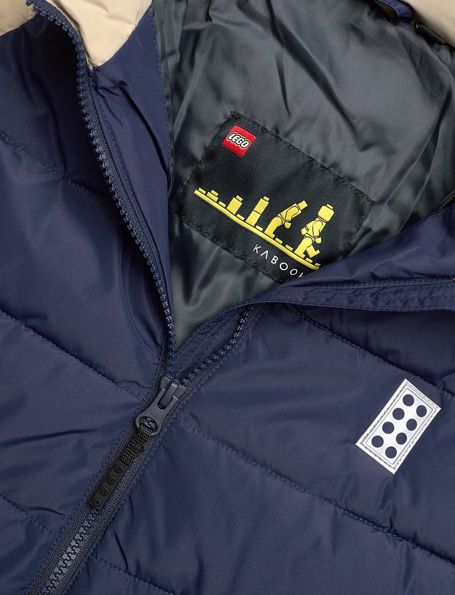 Lego Wear - LWJIPE 704 - JACKET. - vinterjackor - diagonal grÅ tern tryk - 2