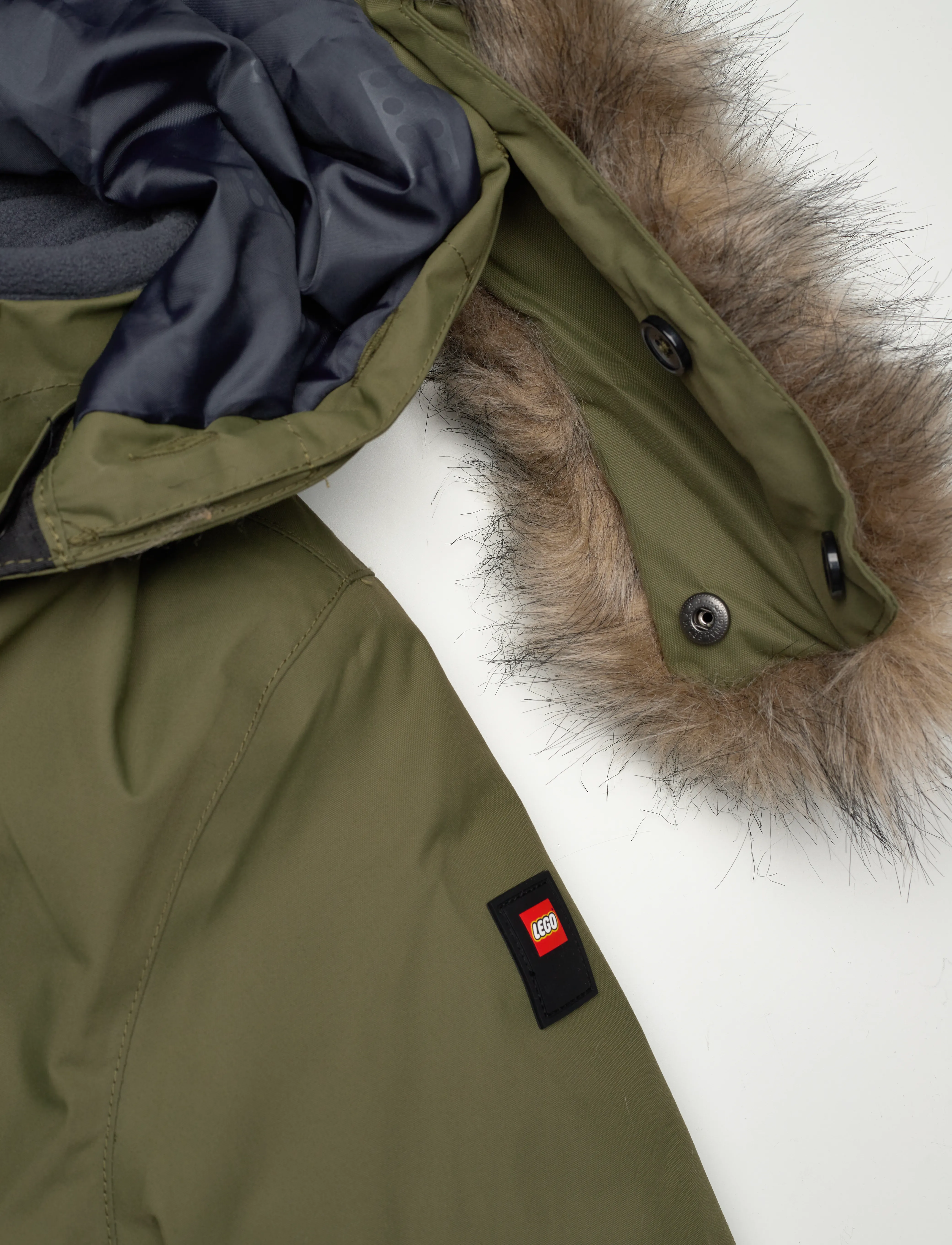 LEGO kidswear - LWJORI 750 - SNOWSUIT - dark khaki - 4
