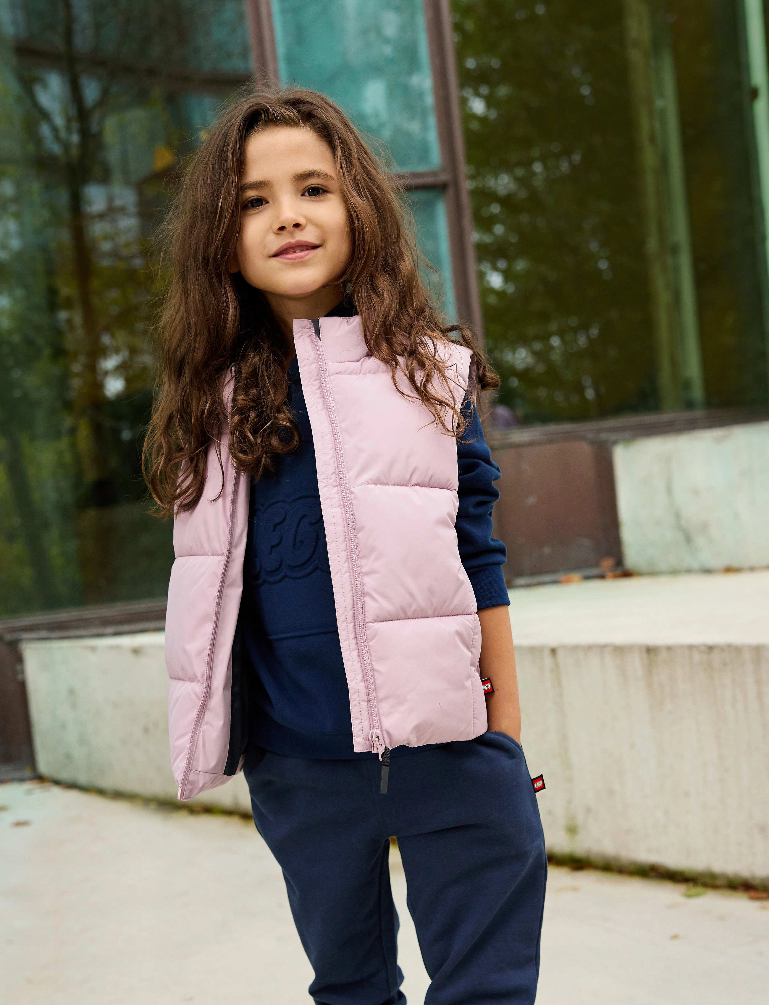 LEGO kidswear - LWSCOUT 618 - WAISTCOAT - dust purple - 3