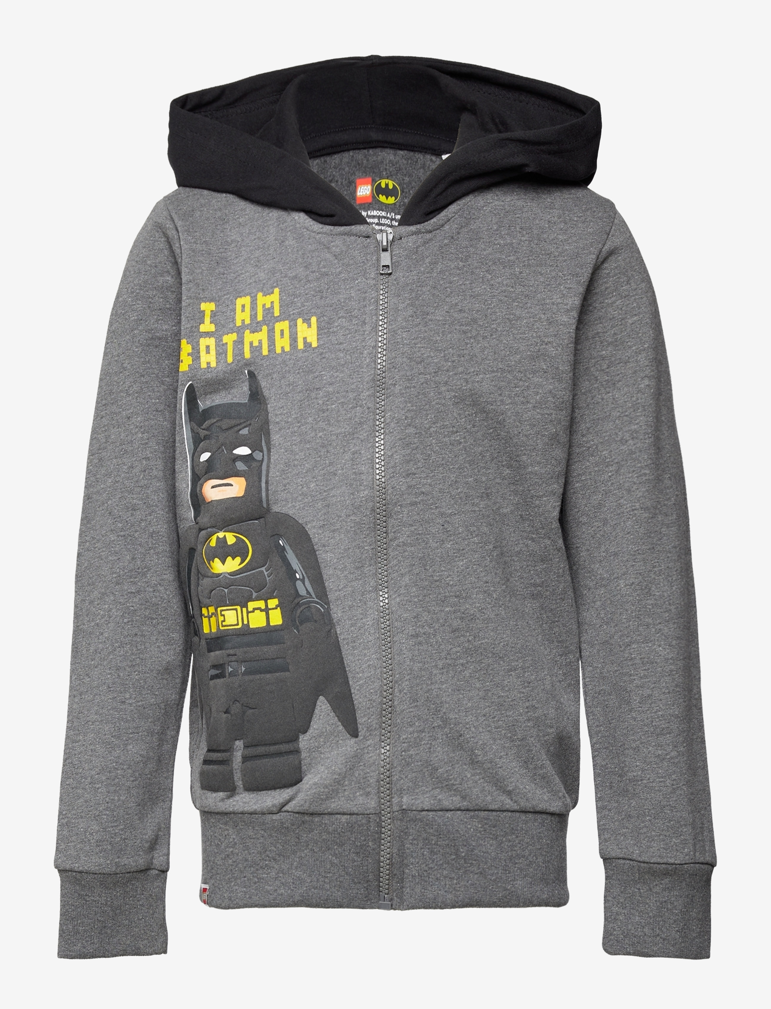 LEGO kidswear - FULL ZIP HOODIE - dark grey melange - 1