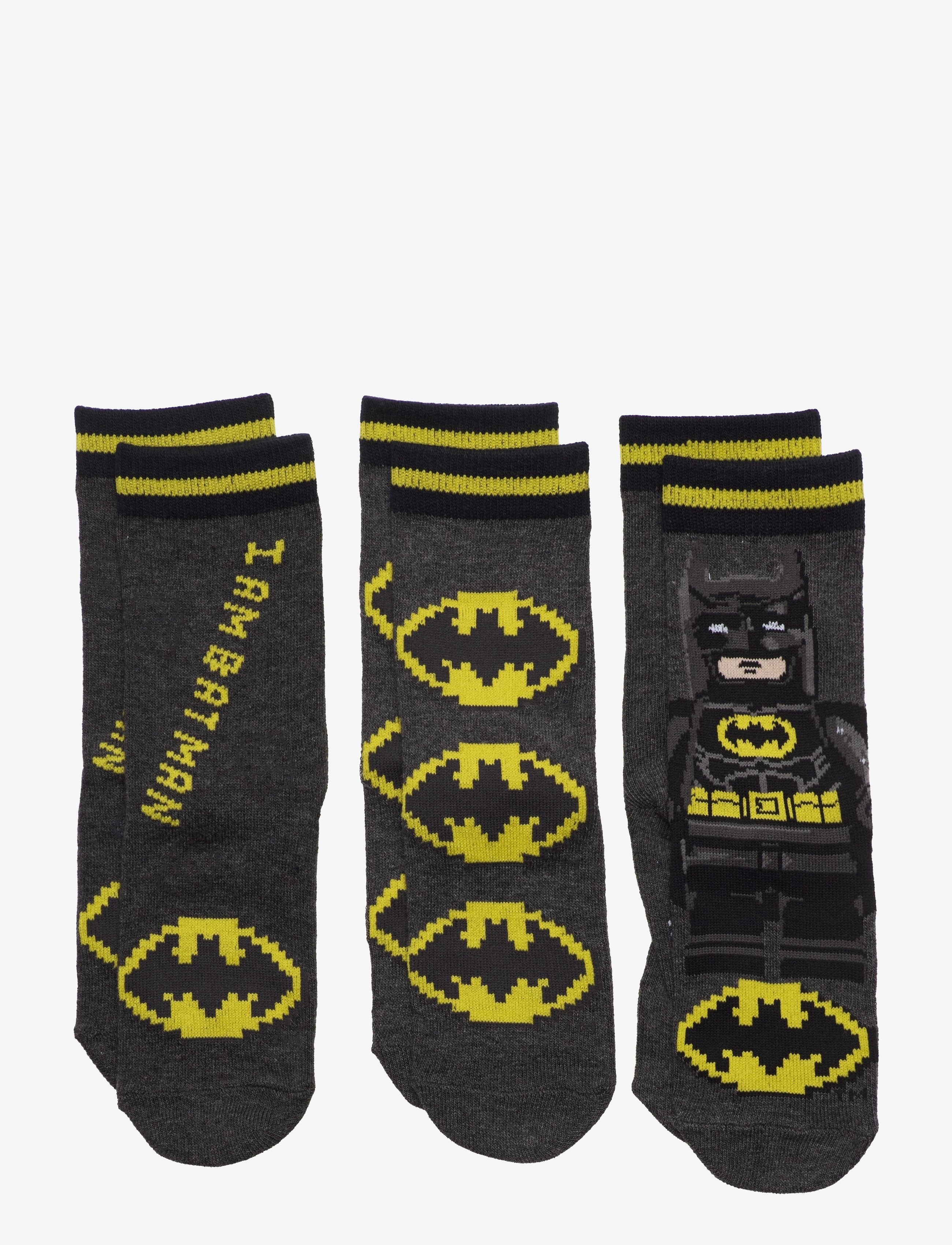 LEGO kidswear - 3 PACK SOCKS - dark grey melange - 1