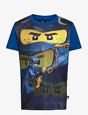 LEGO kidswear - LWTAYLOR 113 - SS T-SHIRT - short-sleeved t-shirts - blue - 0
