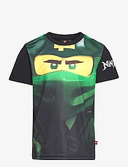 LEGO kidswear - LWTAYLOR 113 - SS T-SHIRT - short-sleeved t-shirts - dark green - 0