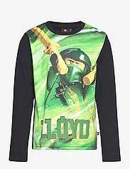 LEGO kidswear - LWTAYLOR 116 - LS T-SHIRT - långärmade t-shirts - dark green - 0