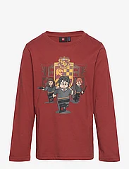 LEGO kidswear - LWTAYLOR 117 - LS T-SHIRT - long-sleeved t-shirts - dark red - 0