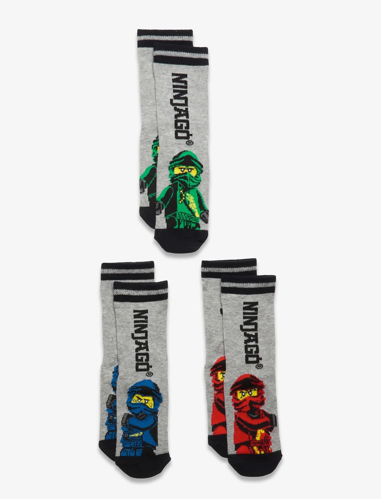 LEGO kidswear - LWARIS 100 - 3-PACK SOCKS - socks - grey melange - 0