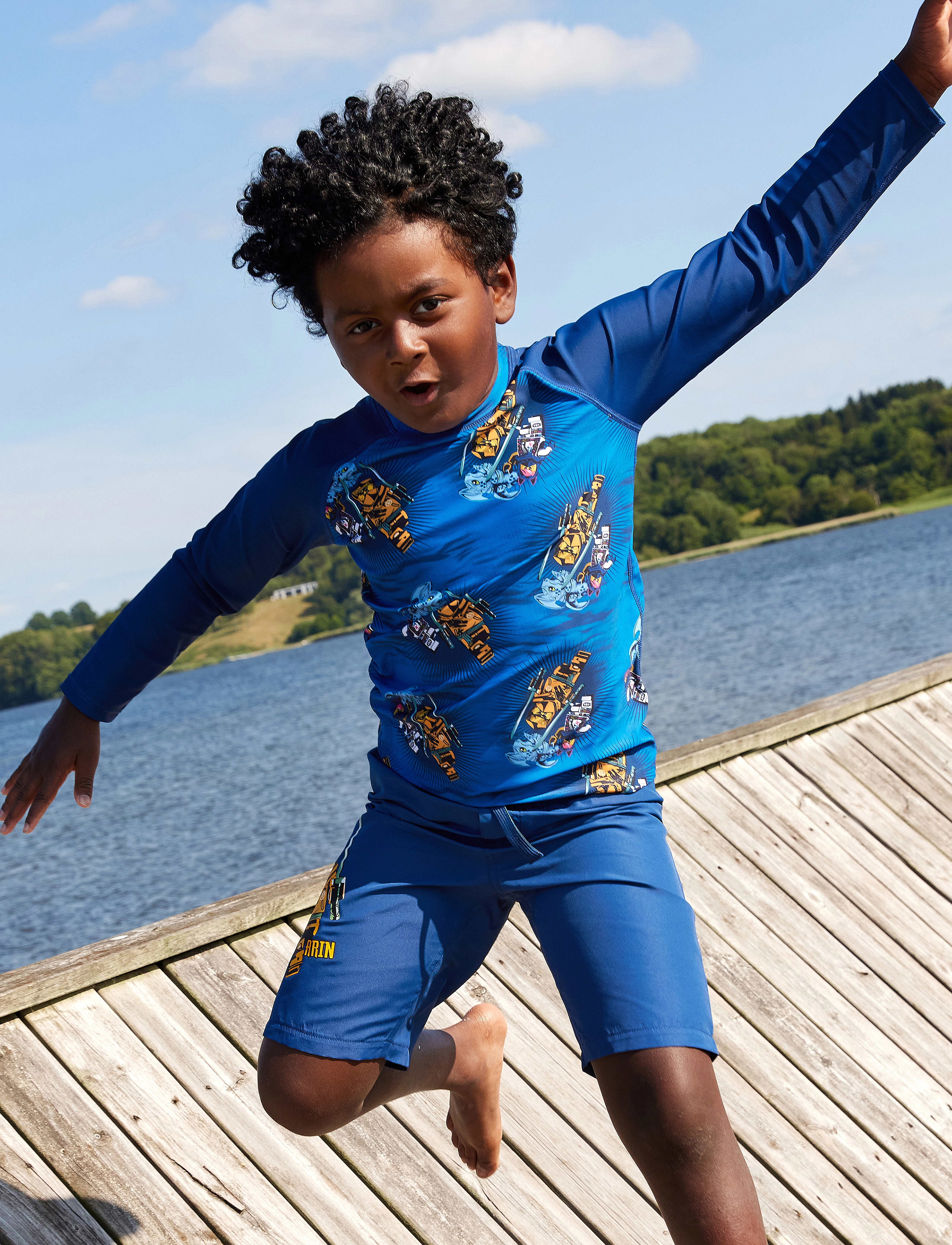 LEGO kidswear - LWARIS 303 - SWIM T-SHIRT L/S - dark blue - 3