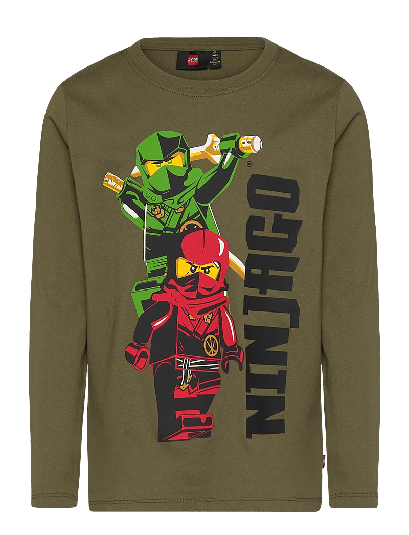 LEGO kidswear - LWTANO 607 - T-SHIRT L/S - dark khaki - 0