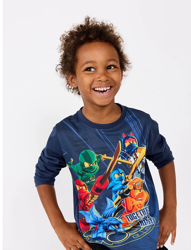 LEGO kidswear - LWTANO 701 - T-SHIRT L/S - pitkähihaiset t-paidat - dark navy - 0