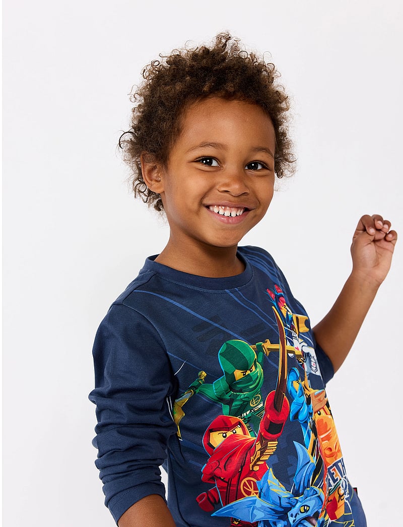 LEGO kidswear - LWTANO 701 - T-SHIRT L/S - pitkähihaiset t-paidat - dark navy - 3