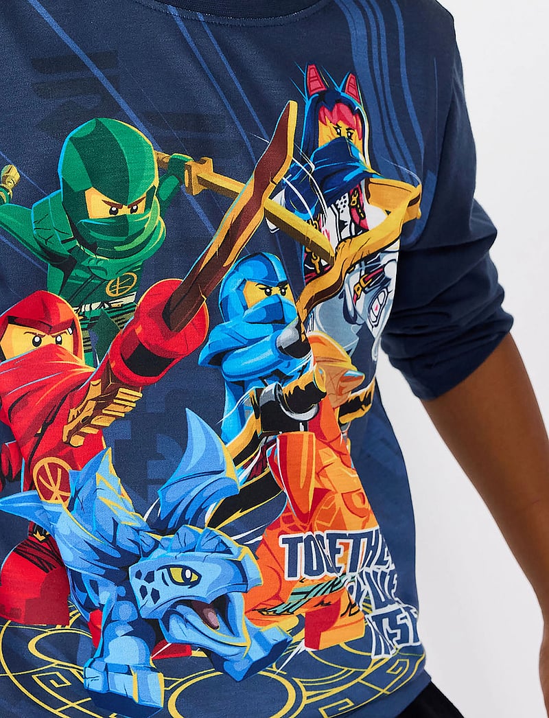 LEGO kidswear - LWTANO 701 - T-SHIRT L/S - pitkähihaiset t-paidat - dark navy - 4