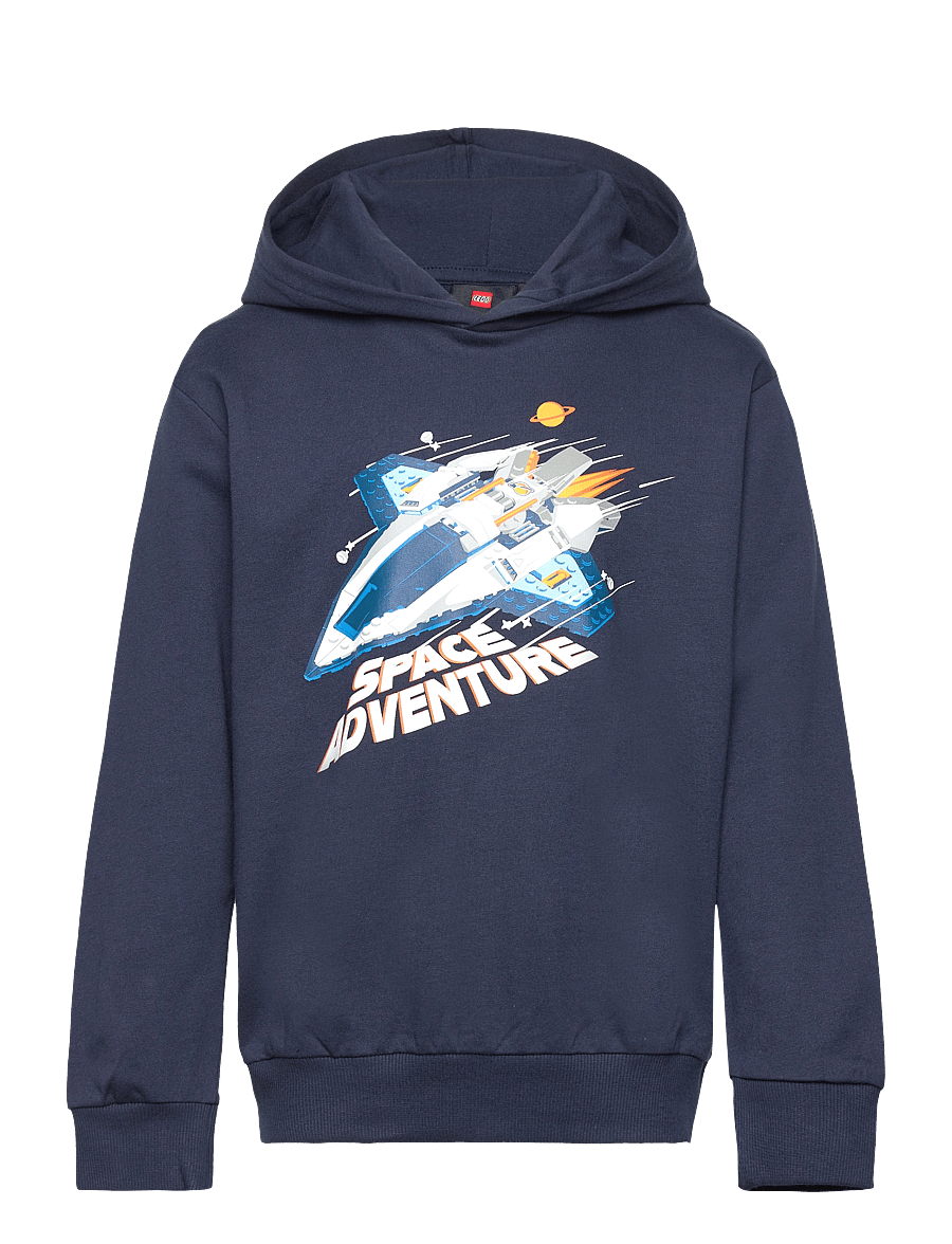 Lego Wear - LWSAKU 100 - SWEATSHIRT - kapuutsiga dressipluusid - dark navy - 0