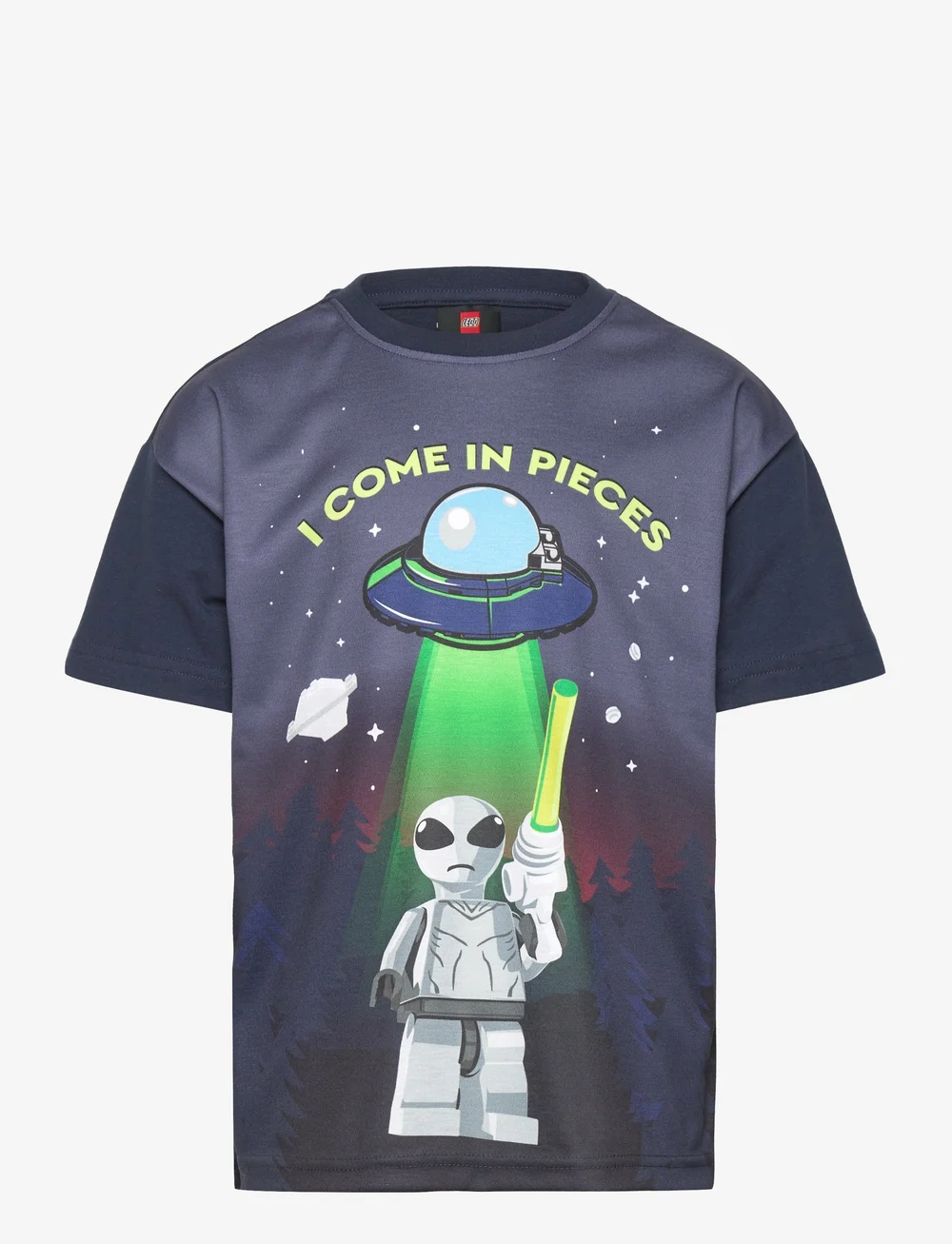 LEGO kidswear - LWTAFFY 105 - T-SHIRT S/S - t-krekli ar īsām piedurknēm - navy w. grey - 0