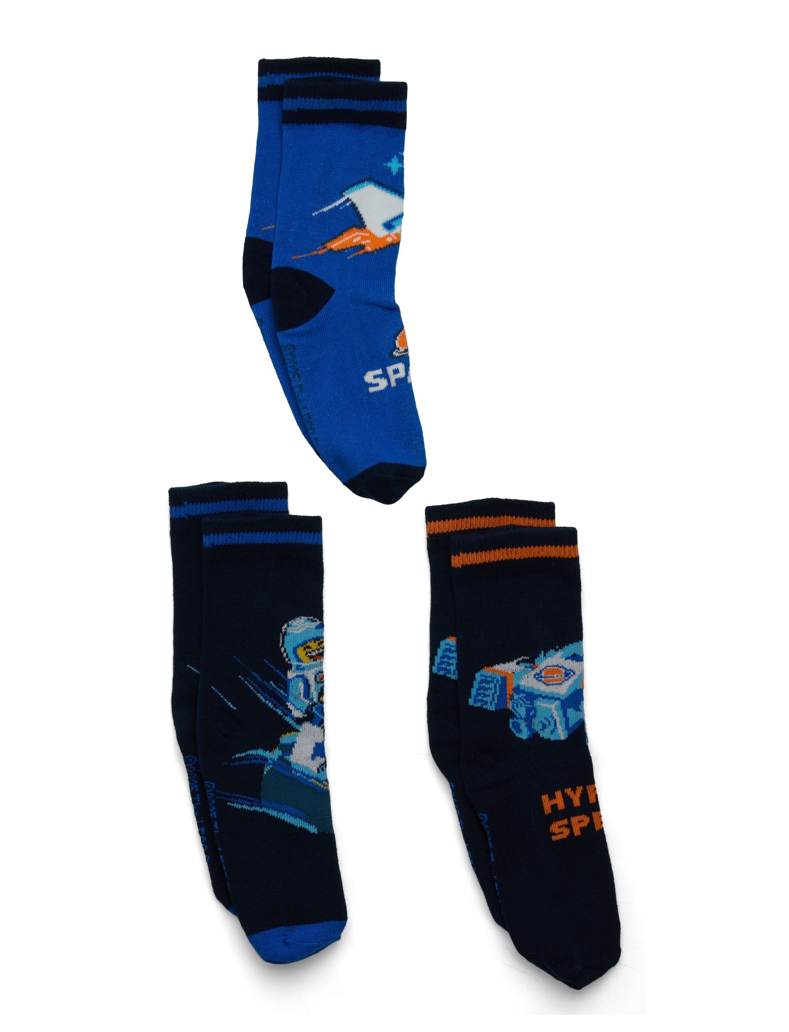 Lego Wear LWAGAN 102 - 3-PACK SOCKS - Strumpor - DARK NAVY / multi