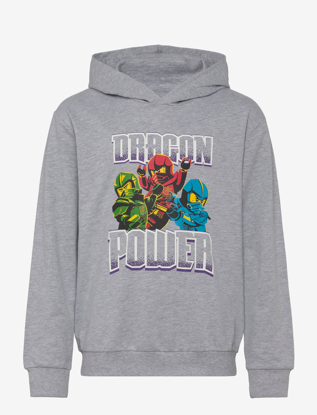 LEGO kidswear - LWSAKU 105 - SWEATSHIRT - kapuzenpullover - grey melange - 0