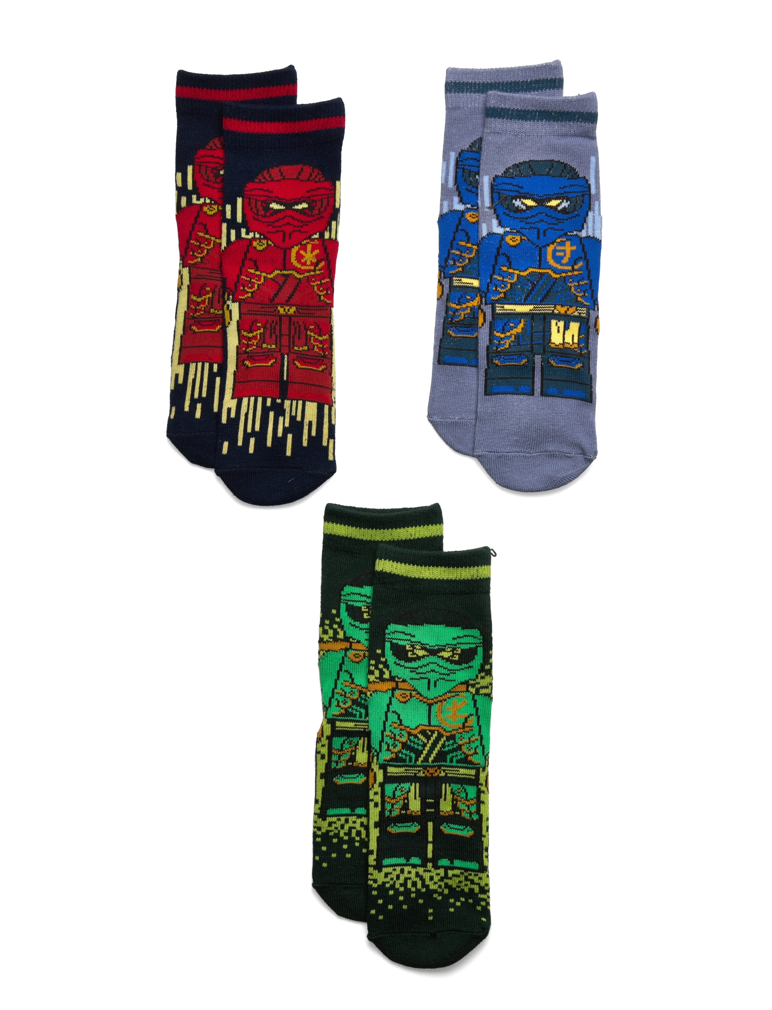 Lego Wear LWAGAN 108 - 3-PACK SOCKS - Strumpor - DARK NAVY / multi