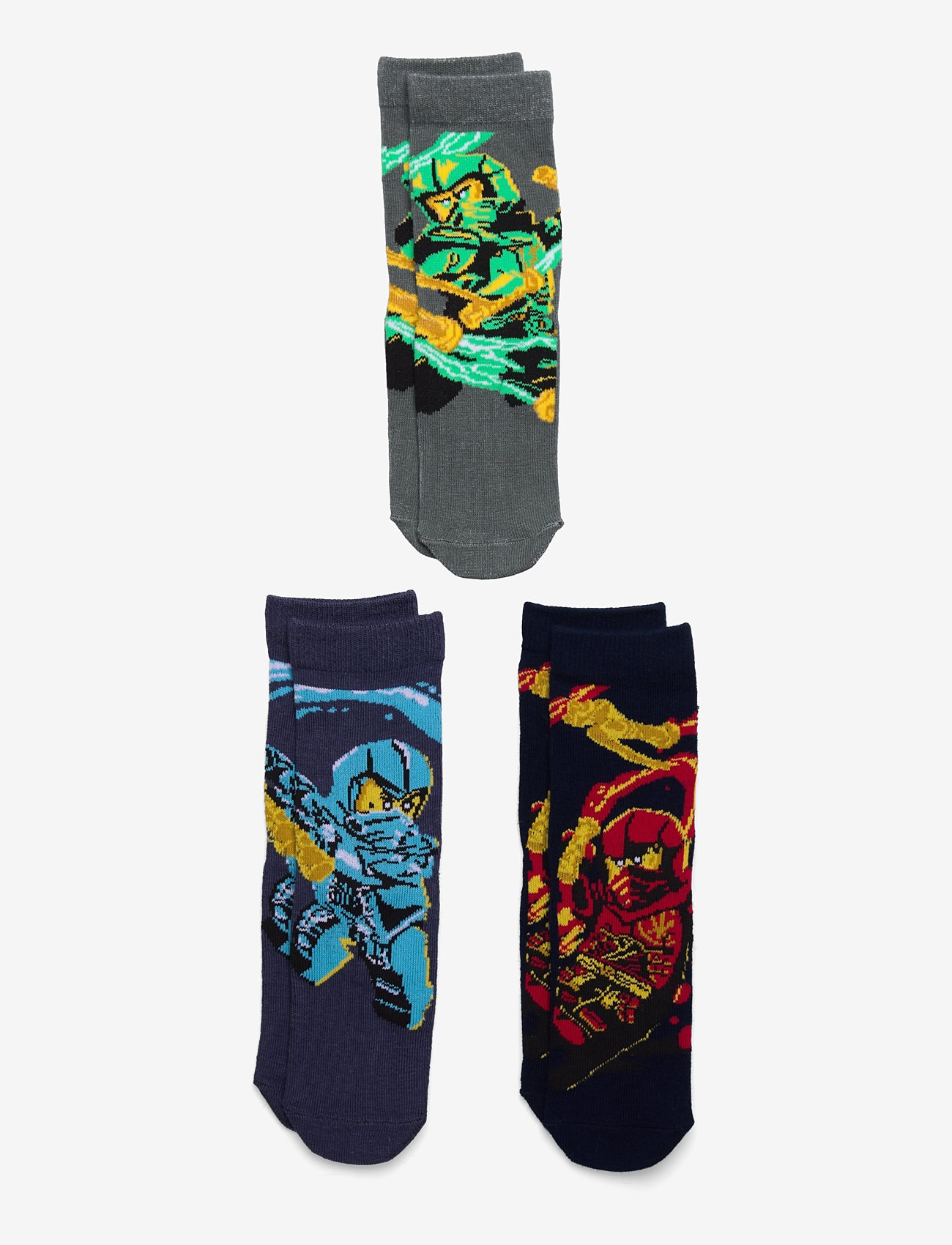 LEGO kidswear - LWAGAN 201 - 3-PACK SOCKS - strümpfe - dark navy - 0