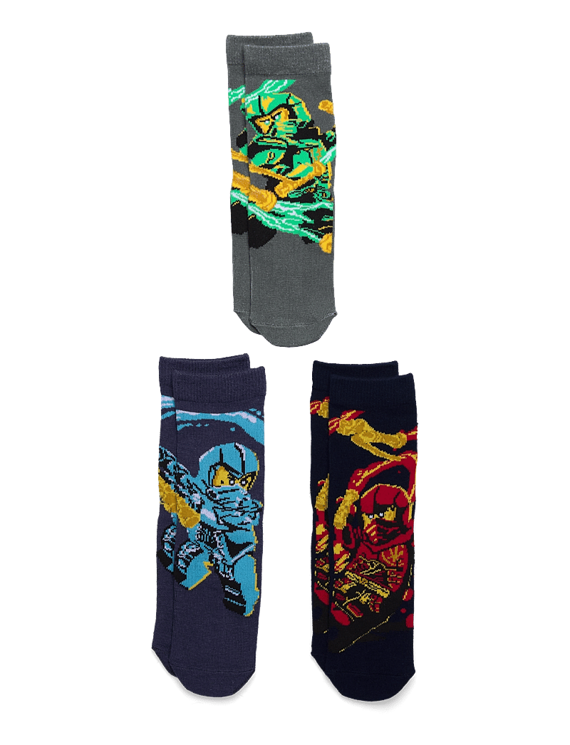 LEGO kidswear - LWAGAN 201 - 3-PACK SOCKS - strümpfe - dark navy - 0