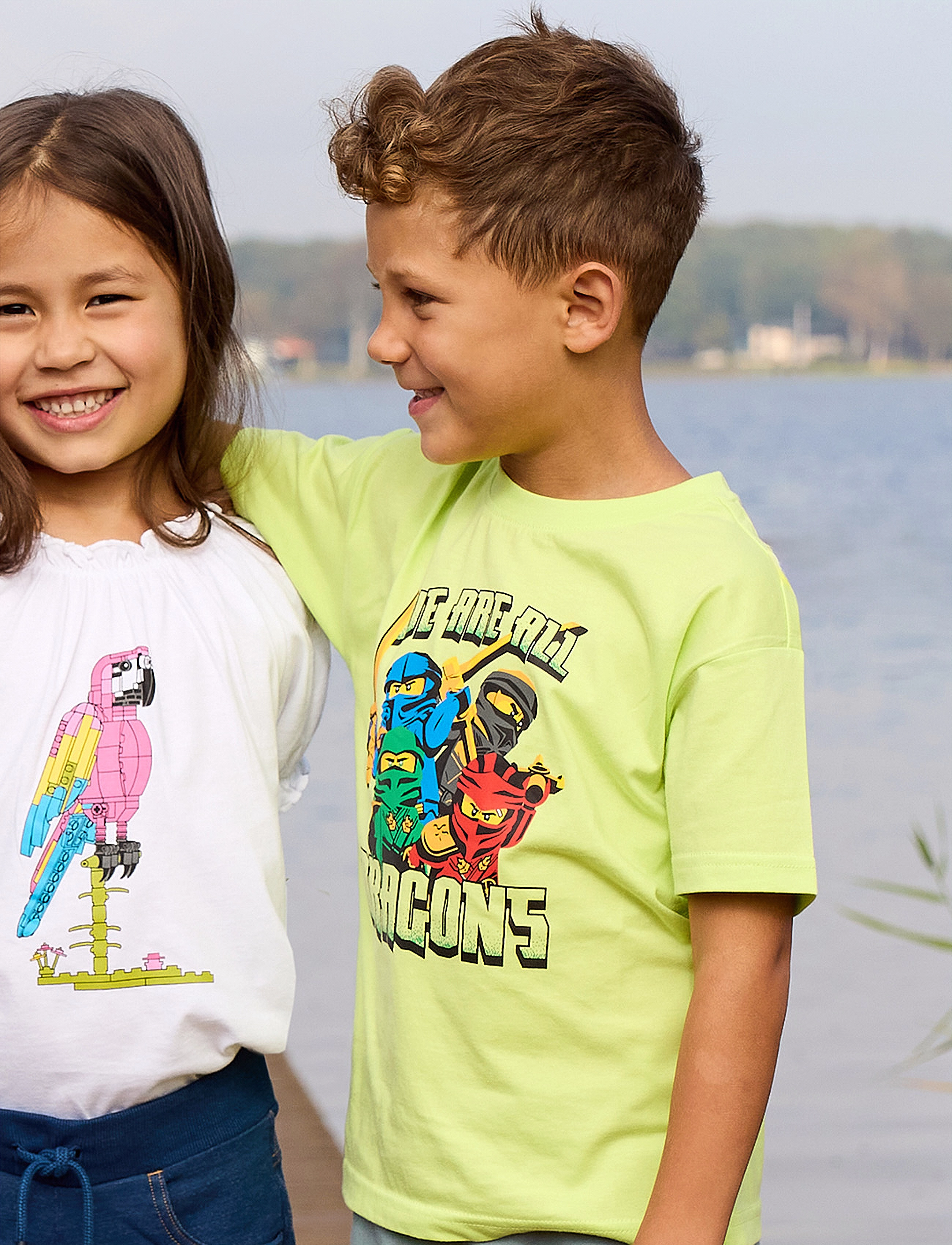 LEGO kidswear LWTAFFY 303 - T-SHIRT S/S - Oberteile & T-Shirts - BRIGHT GREEN / green