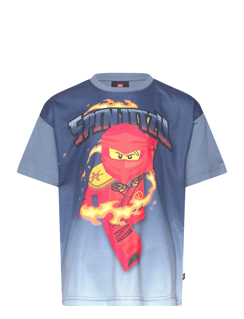 LEGO kidswear - LWTAFFY 307 - T-SHIRT S/S - kortärmade t-shirts - dusty blue - 0