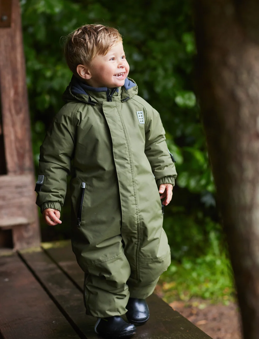 LEGO kidswear - LWJULIAN 711 - SNOWSUIT - schneeanzug - dark khaki - 0