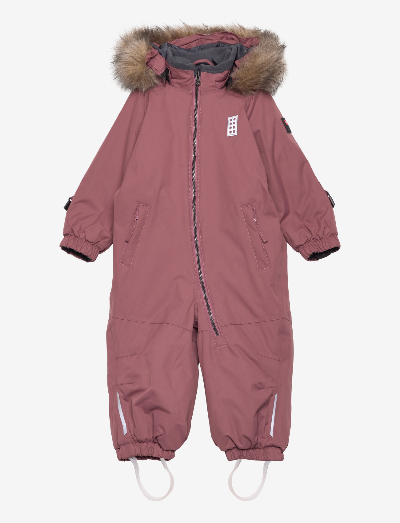 LEGO kidswear - LWJUNIN 706 - SNOWSUIT - vinteroveraller - light bordeaux - 0