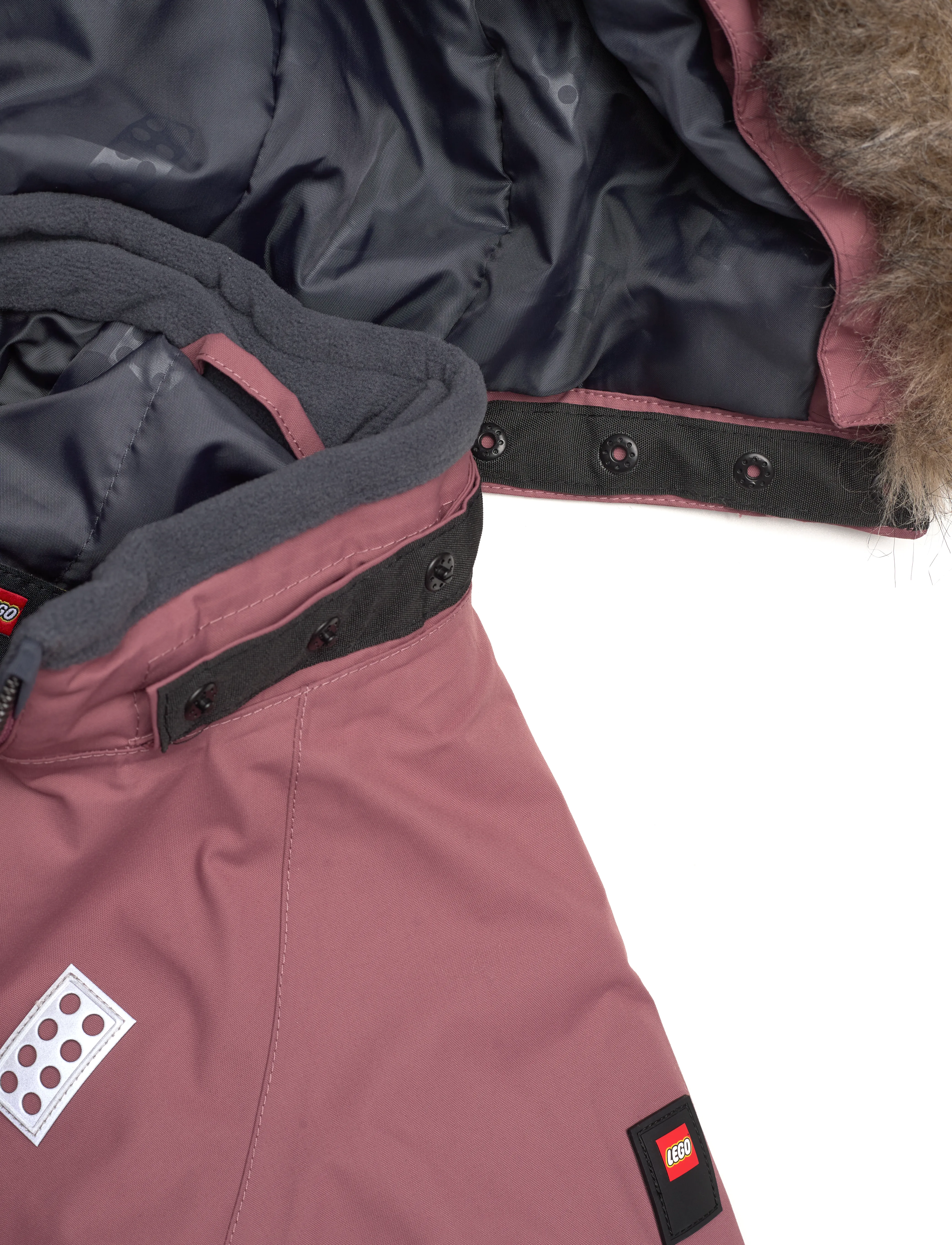 LEGO kidswear - LWJUNIN 706 - SNOWSUIT - light bordeaux - 3