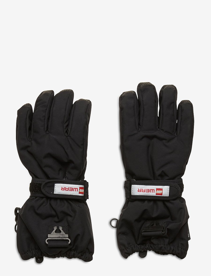 Lego Wear - LEGO® Gloves W/Mem. - LWATLIN 700 - black - 0