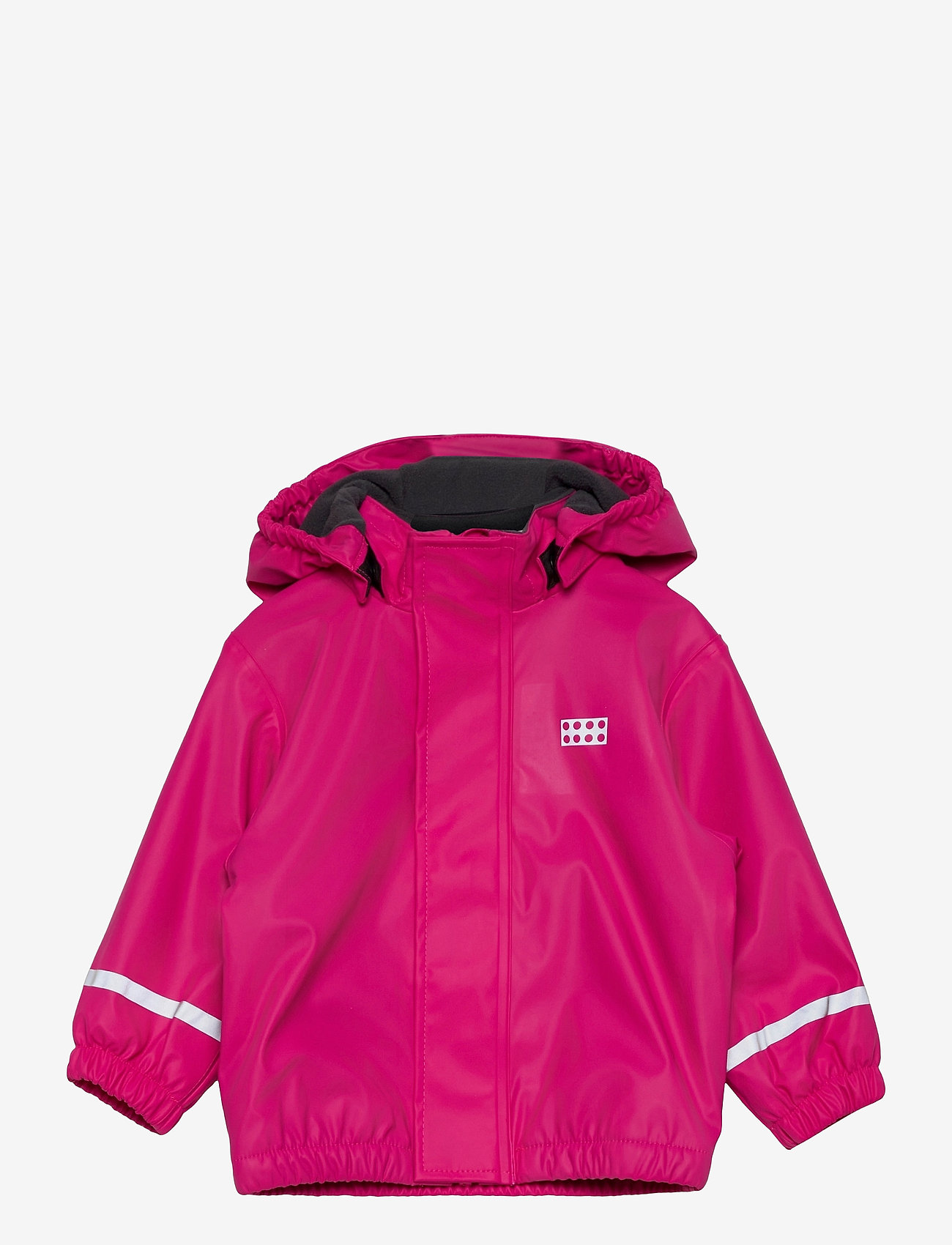 Kids rain jacket, fleece lined