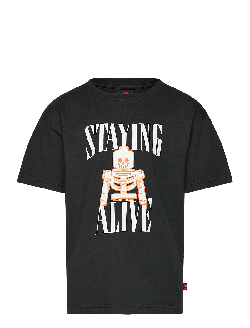 LEGO kidswear - LWTAFFY 711 - T-SHIRT S/S - kurzärmelige - black - 0