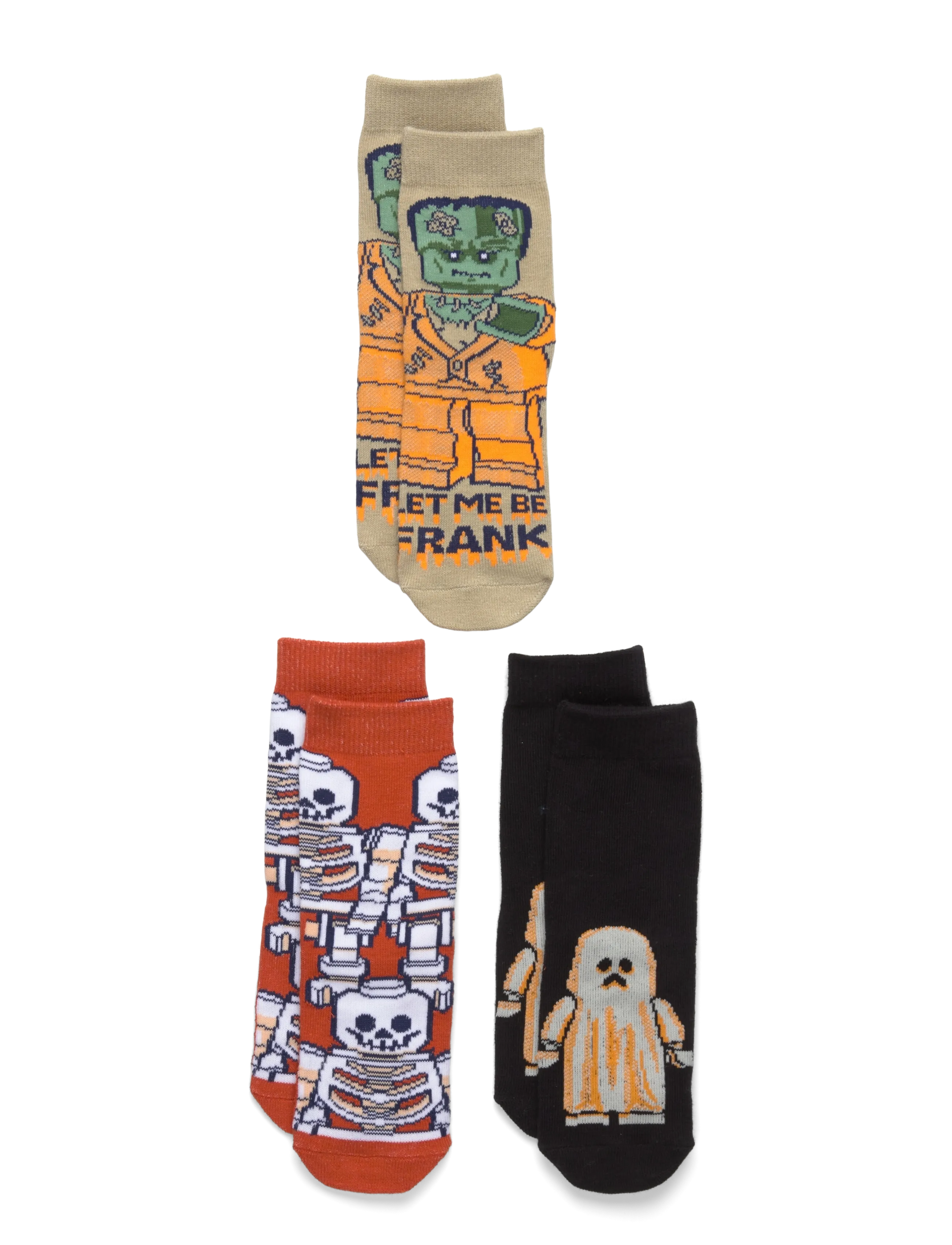 LWAGAN 711 - 3-PACK SOCKS - BLACK