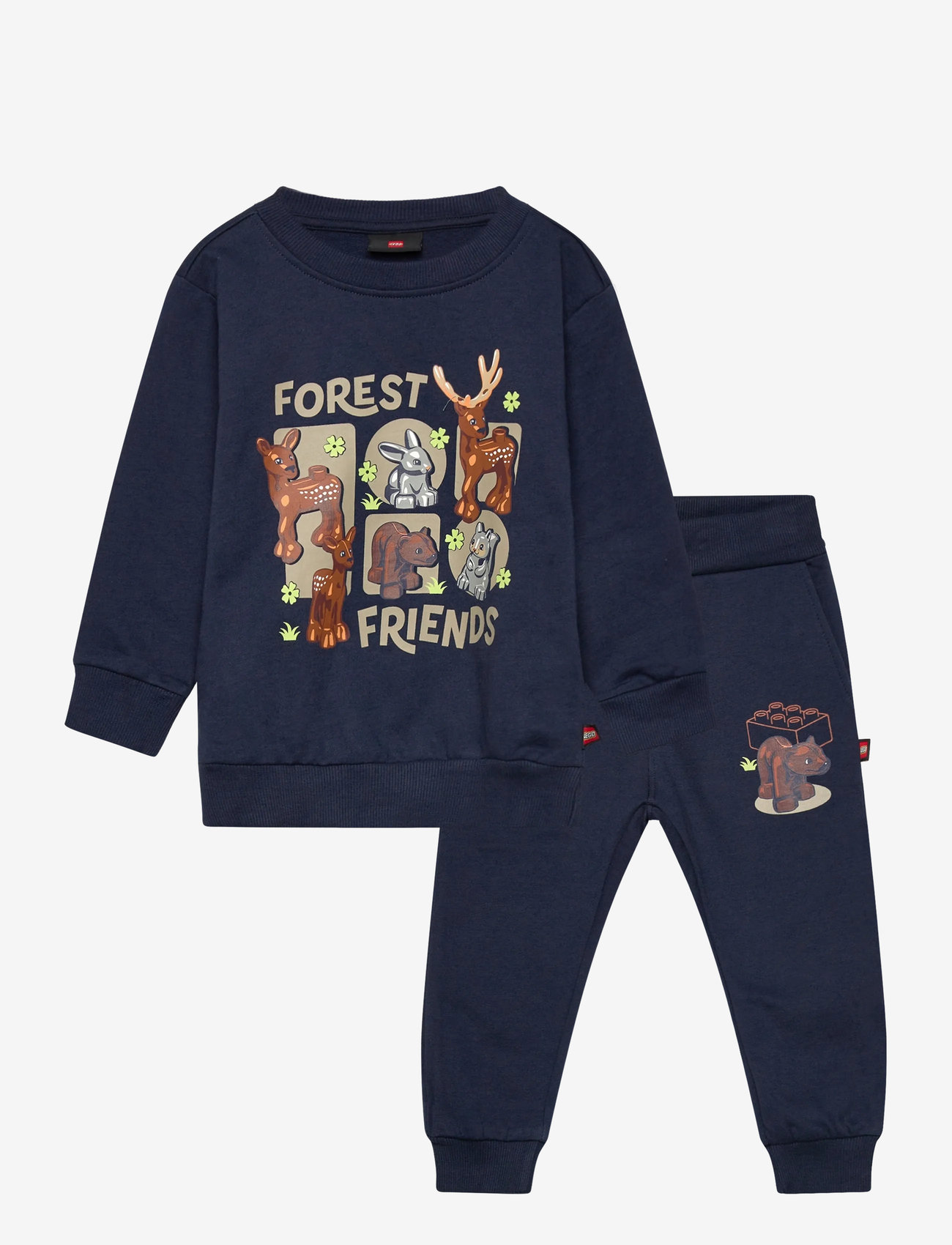 LEGO kidswear - LWSANYU 703 - SWEAT SET - spordidressid - dark navy - 0