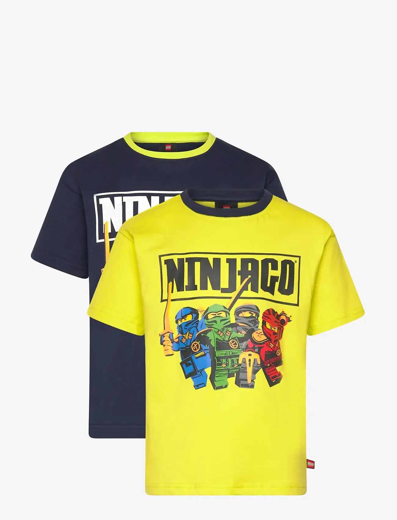 LEGO kidswear - LWTAFFY 619 - 2PACK T-SHIRT SS - kortærmede t-shirts - lime green - 0