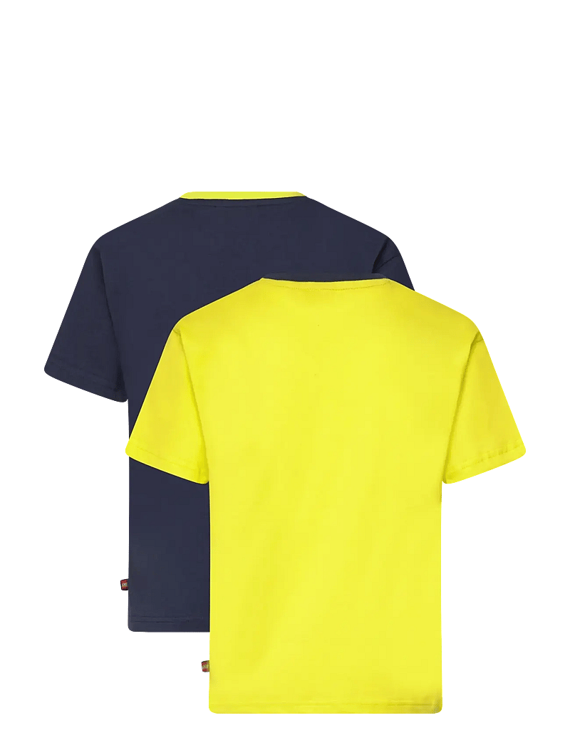 LEGO kidswear - LWTAFFY 619 - 2PACK T-SHIRT SS - kortärmade t-shirts - lime green - 1