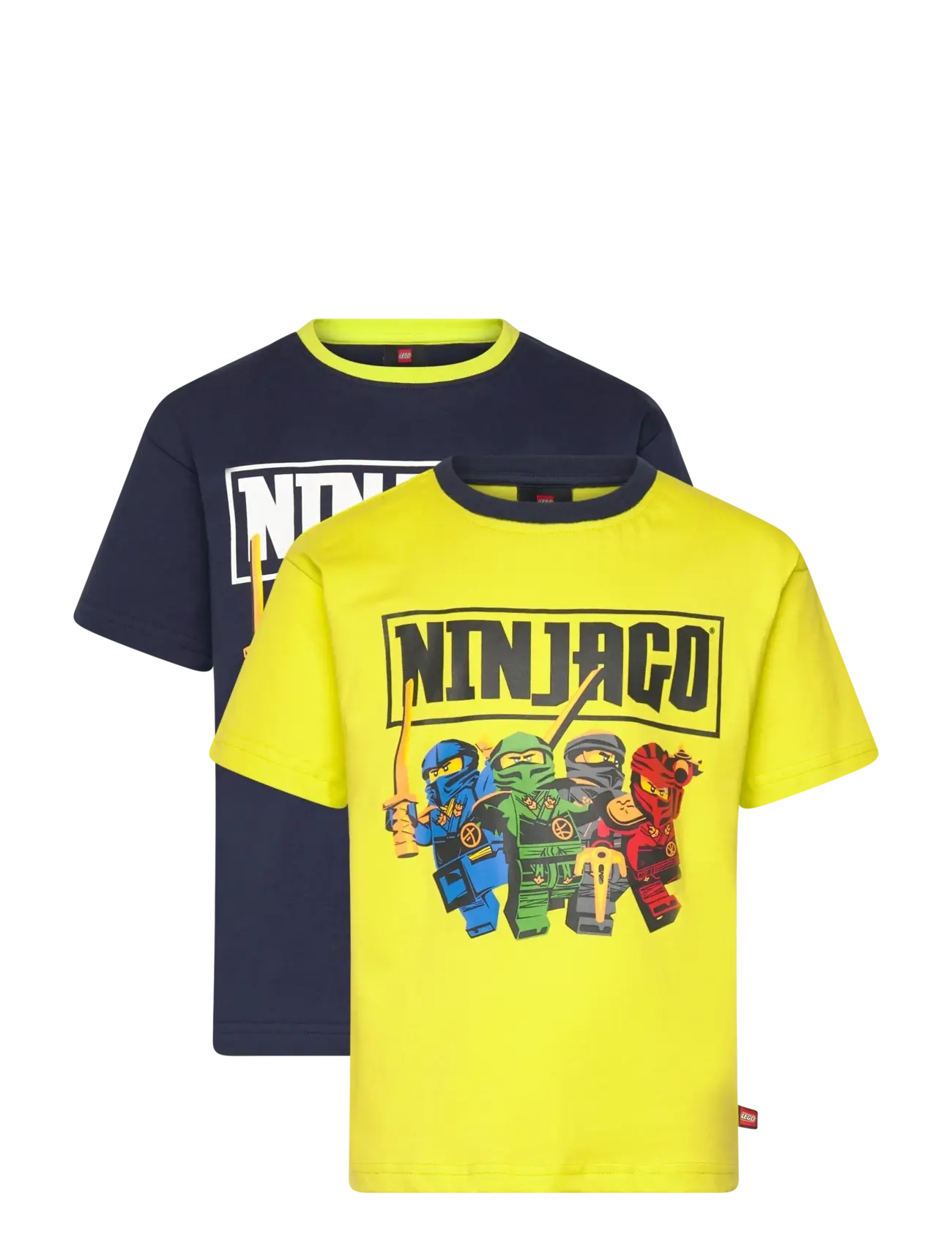 LEGO kidswear LWTAFFY 619 - 2PACK T-SHIRT SS - Oberteile - LIME GREEN / multi