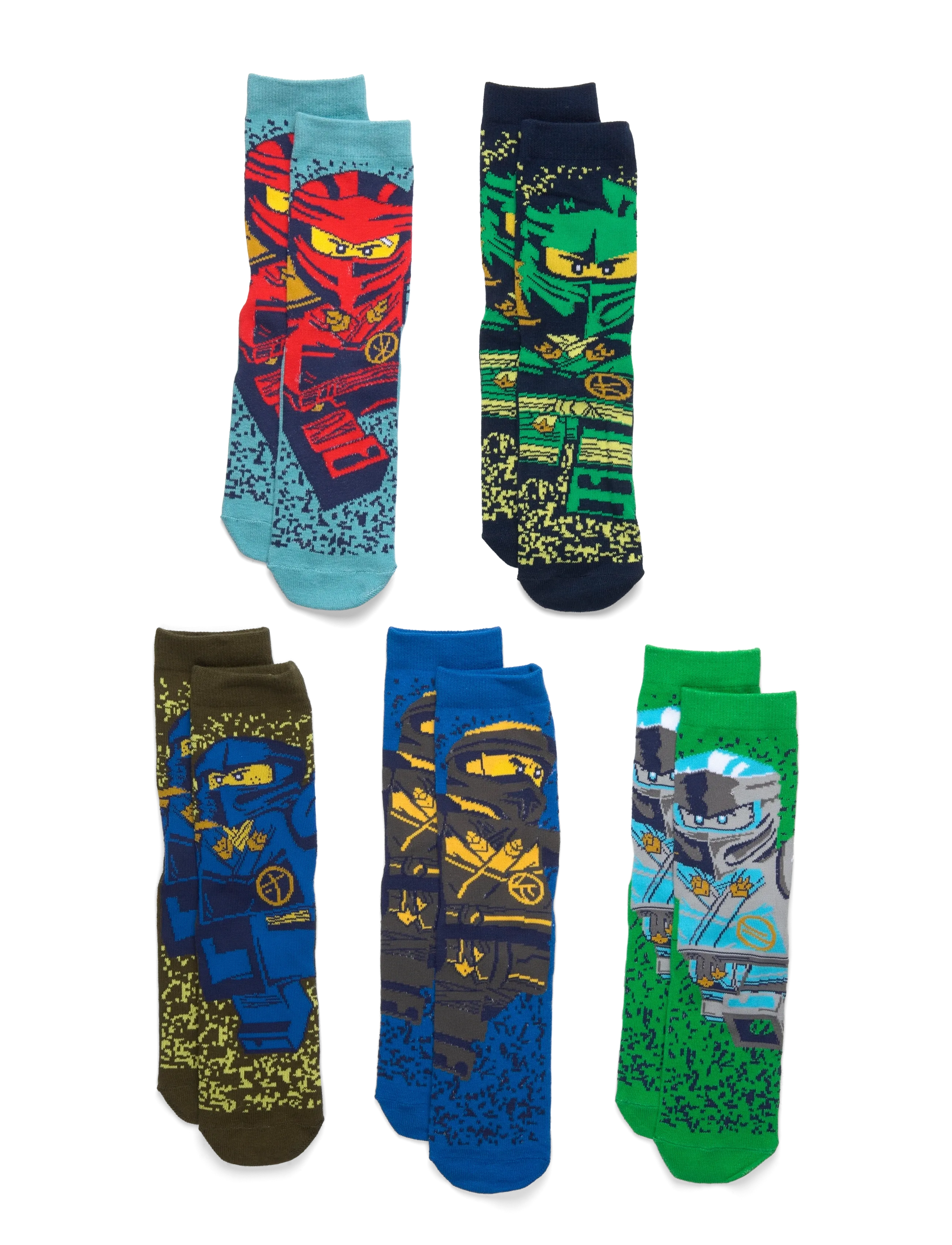 LEGO kidswear LWAGAN 609 - 5-PACK SOCKS - Strømper & Strømpebukser - DARK NAVY / multi