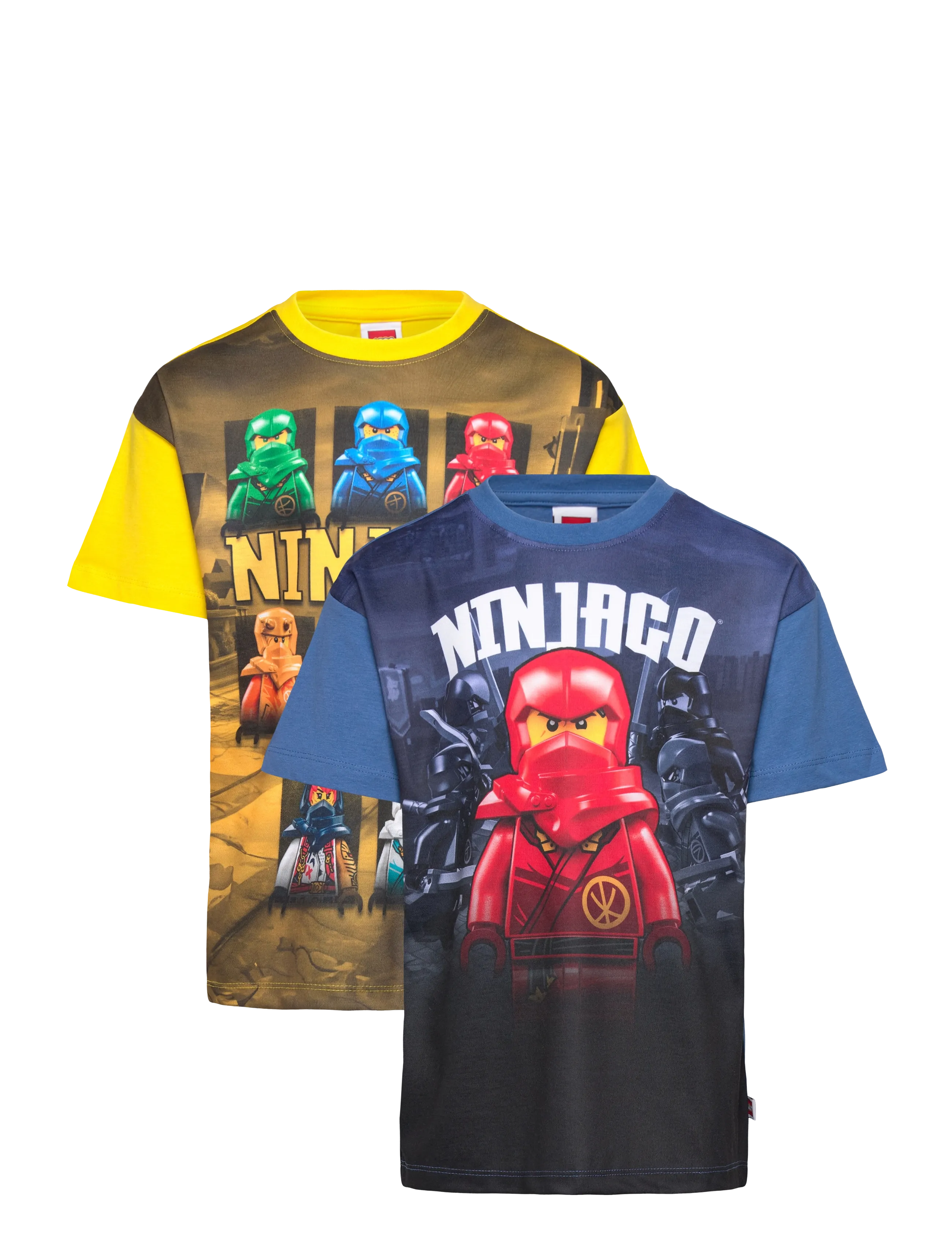 LEGO kidswear LWTAJ 119 - 2 PACK T-SHIRT S/S - Vis alt - MIDDLE BLUE / multi