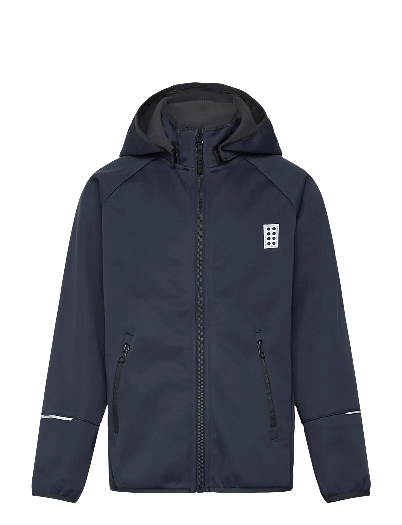 LEGO kidswear - LWSKY 764 - SOFTSHELL JACKET - softshell-jacken - navy w. grey - 0
