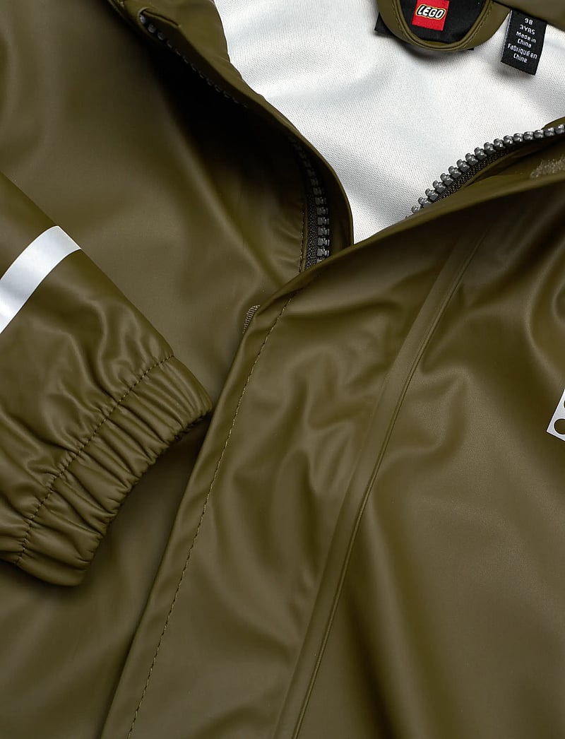 LEGO kidswear - LWJIVAN 200 - PU RAIN SET - regnställ - dark olive - 2