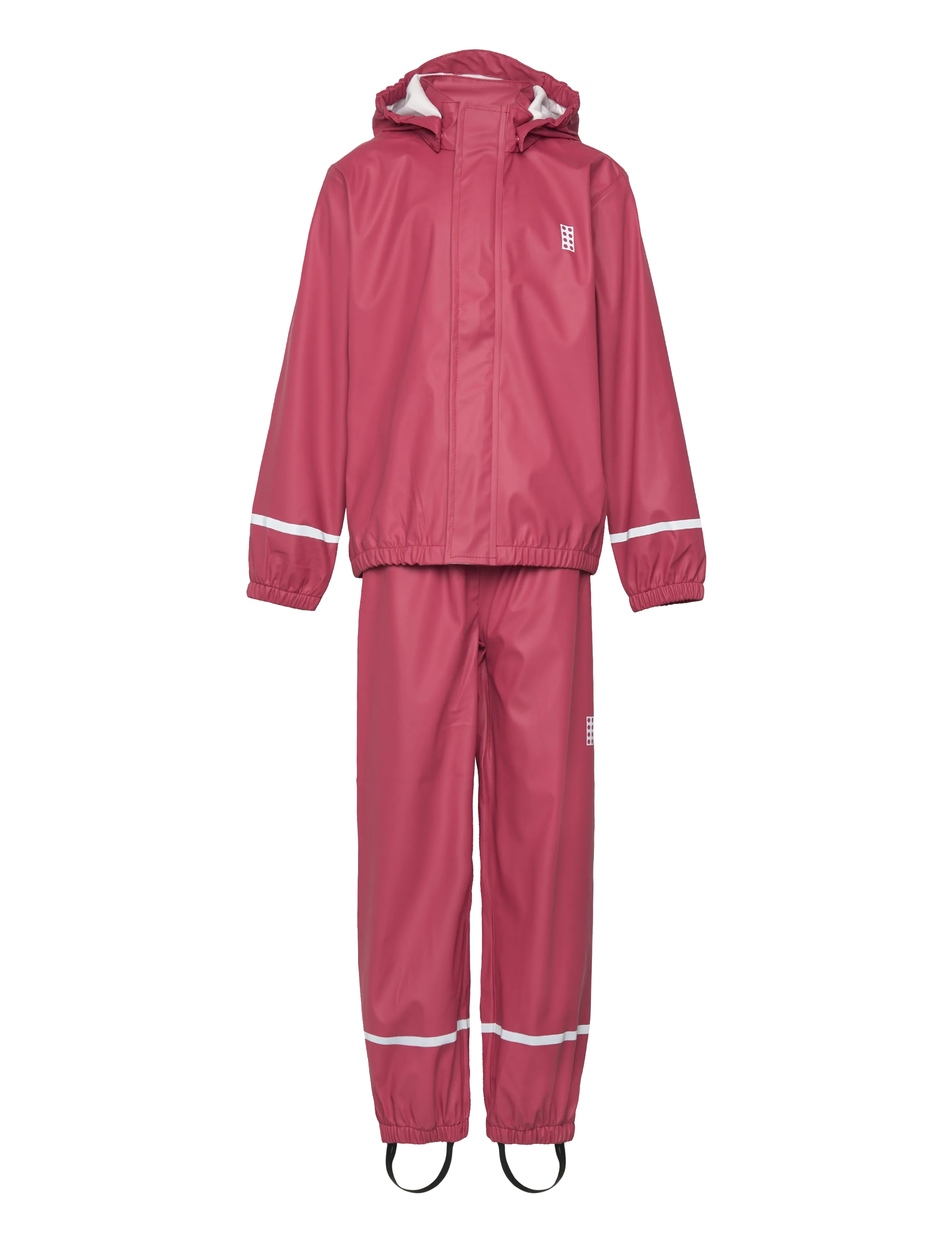 LEGO kidswear LWJORI 200 - PU RAIN SET - Ubrania przeciwdeszczowe - EARTH RED / red