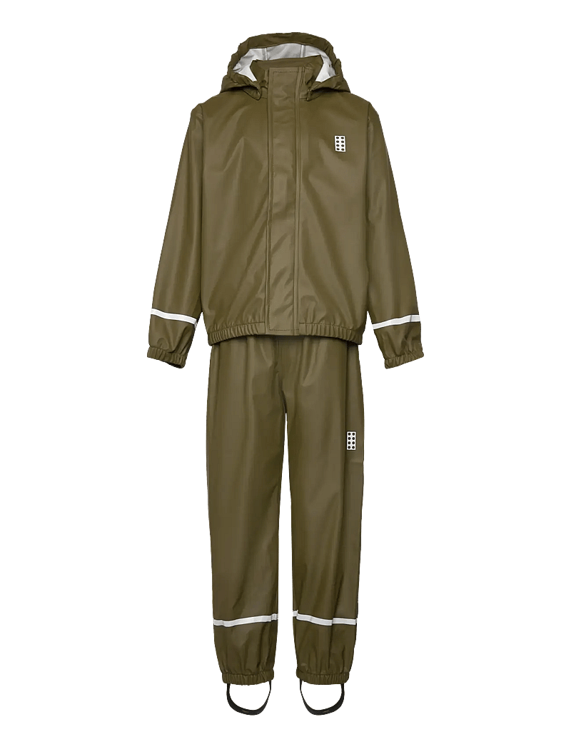 LEGO kidswear - LWJORI 200 - PU RAIN SET - vihmakomplektid - dark olive - 0