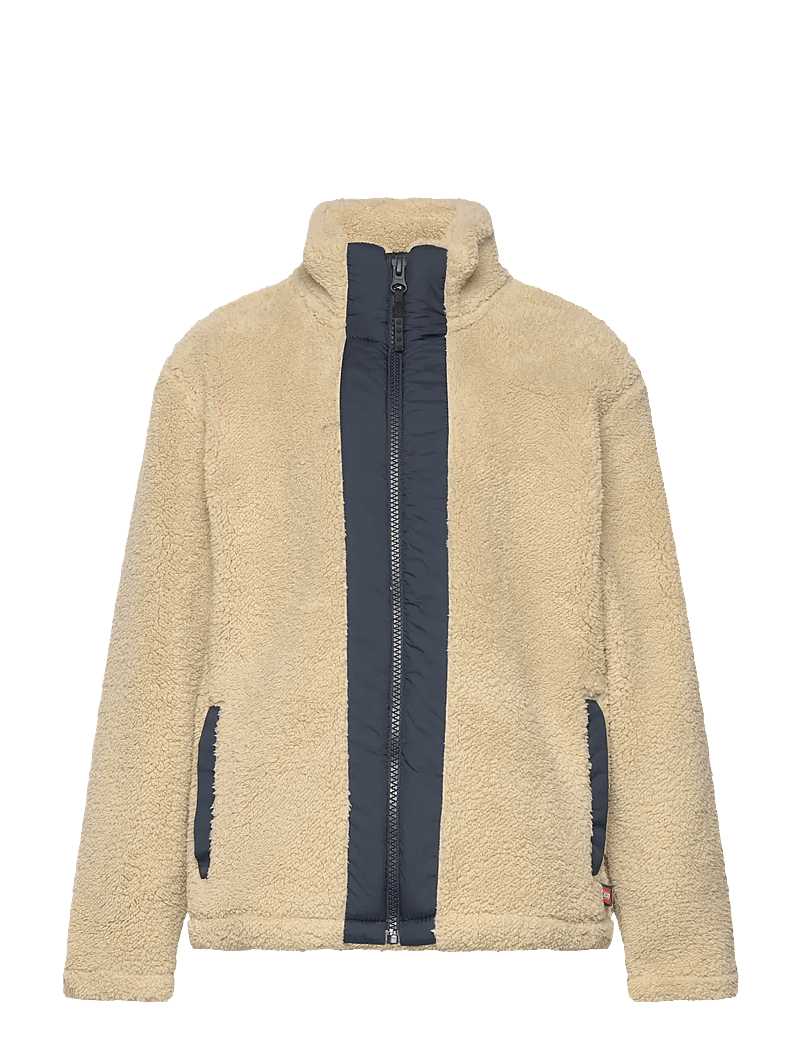 LEGO kidswear - LWSAKU 206 - TEDDY JACKET - fleecejackor - beige - 0