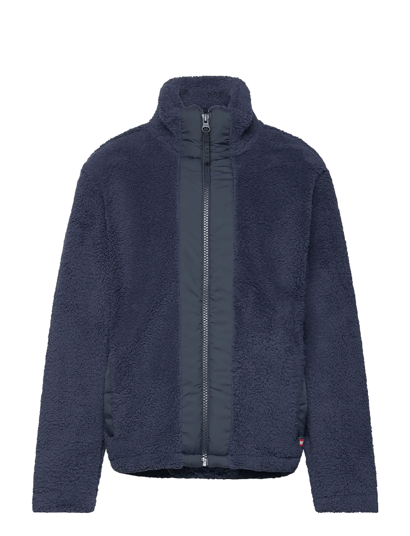 LEGO kidswear - LWSAKU 206 - TEDDY JACKET - fliisjakid - navy w. grey - 0