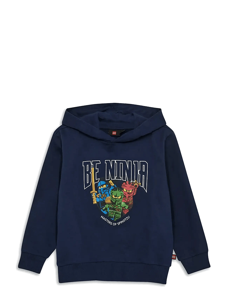 LEGO kidswear - LWSAKU 601 - HOODED SWEATSHIRT - sweatshirts - dark navy - 0