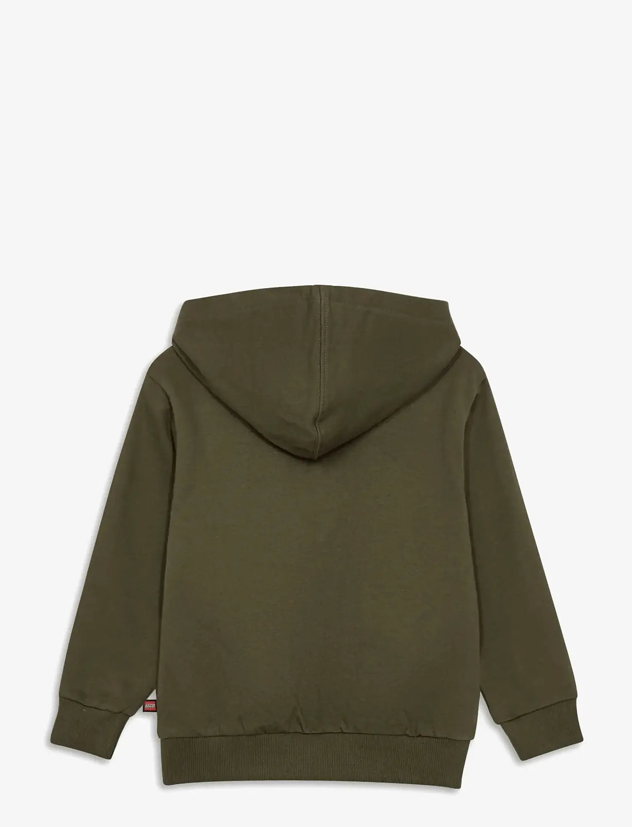 LEGO kidswear - LWSAKU 601 - HOODED SWEATSHIRT - sweatshirts - dark olive - 1